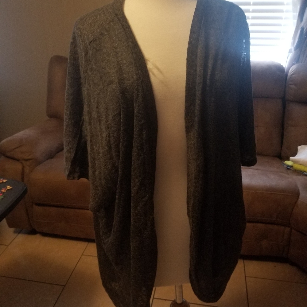 Black 3X cardigan.